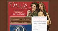 Desktop Screenshot of mydallasapartment.com